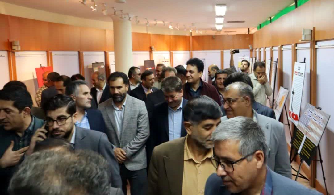 افتتاح نمایشگاه تبیینی «آب و سراب» در فارسان 