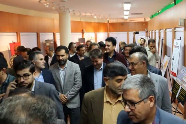 افتتاح نمایشگاه تبیینی «آب و سراب» در فارسان 