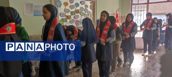 انتخابات شورای دانش‌آموزی در مدرسه شهید خاقانی شهرستان شیروان