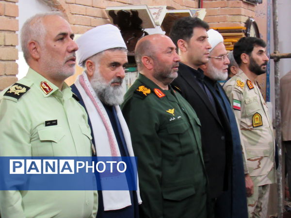 مراسم گرامیداشت شهدای اقتدار ایران اسلامی با حضور پرشور مردم و مسئولان در سنندج