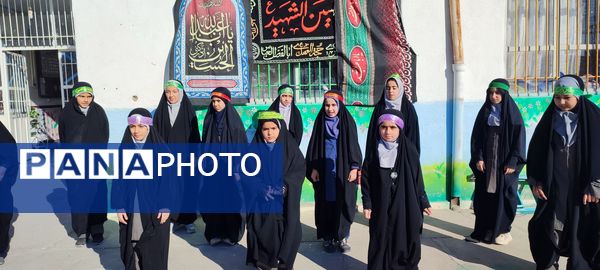 مراسم شهادت حضرت فاطمه (س) در دبستان شهید نجفی فدافن کاشمر
