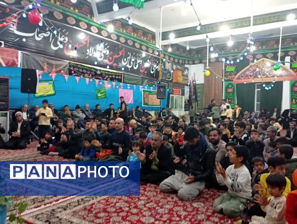 تکیه حسینی غرق در شادی علوی