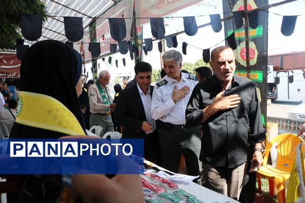 بازدید مشاور وزیر از موکب‌های سازمان دانش‌آموزی آذربایجان غربی