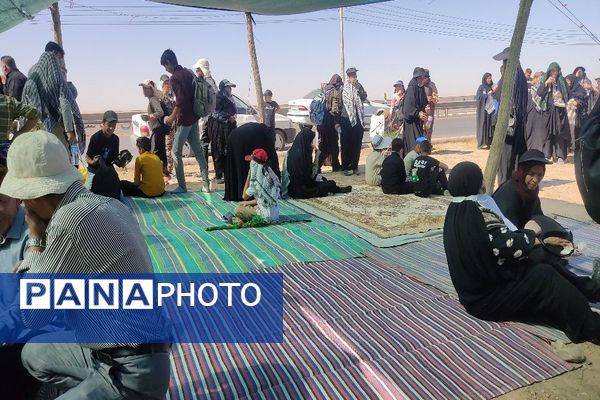 قدم به قدم به سوی نور کاروان پیاده روی از فیروزه به سمت مشهد مقدس
