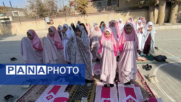 خواندن نماز باران در دبستان دخترانه شطیطه2