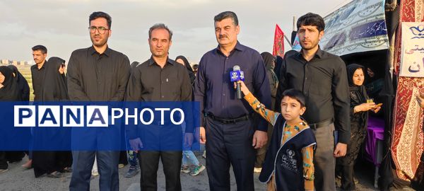 برپایی موکب نهادهای اداره آموزش و پرورش در شیروان