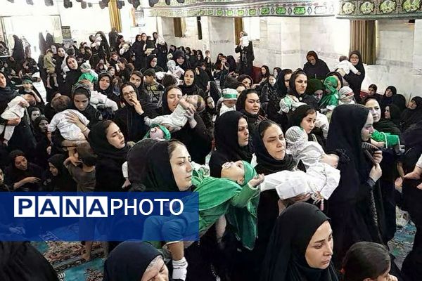 حضور شیرخوارگان در حسینیه صباشهر شهریار