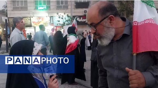 تجمع مردم کرج در حمایت از عملیات بشارت فتح 