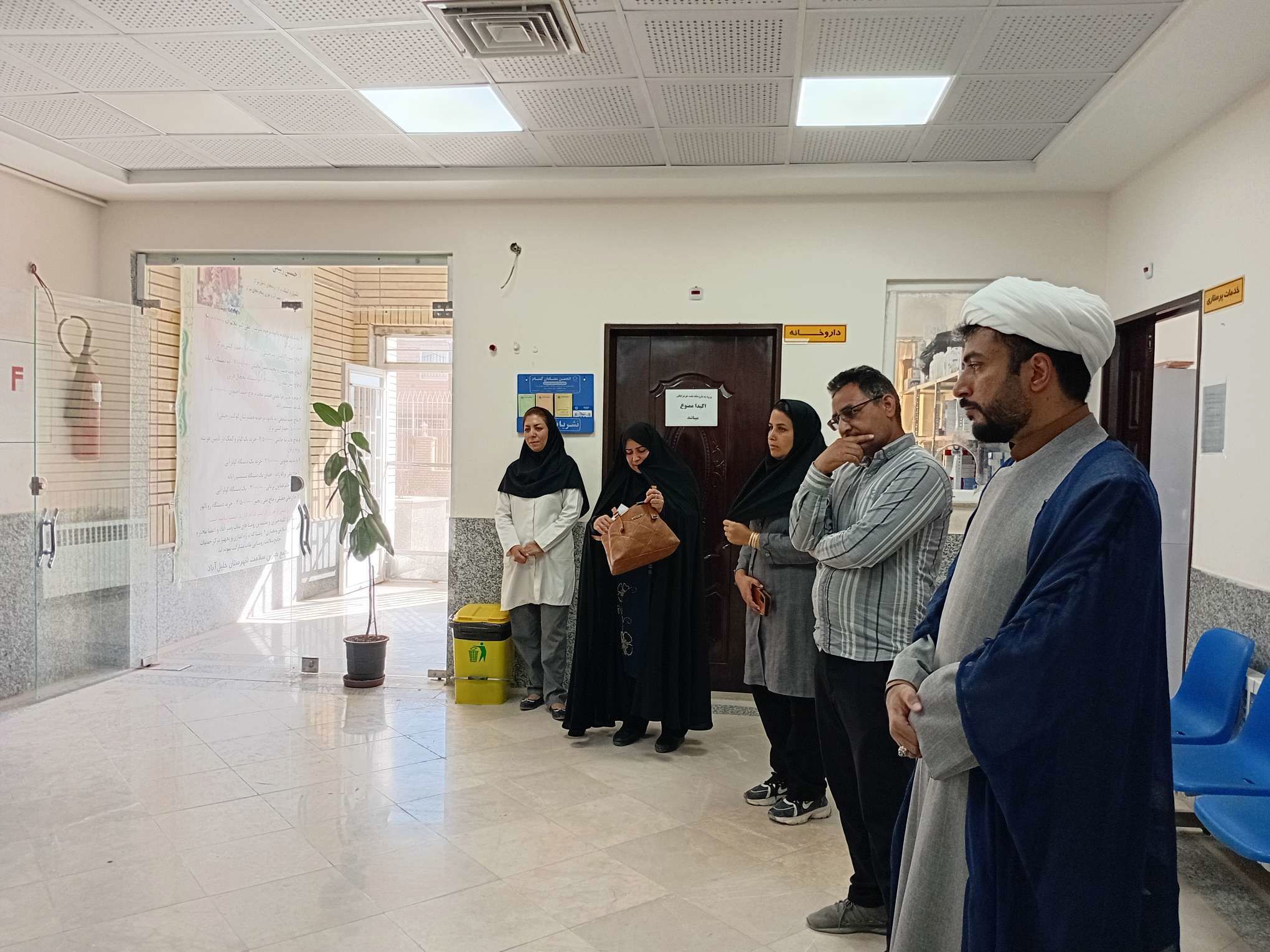 تقدیر از پرستاران سفید پوش روستای نقاب خلیل آباد