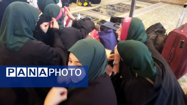 اعزام دانش‌آموزان دختر قائمشهری به اردوی راهیان نور