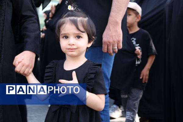 پیاده‌روی جاماندگان اربعین در شهرستان لنجان 