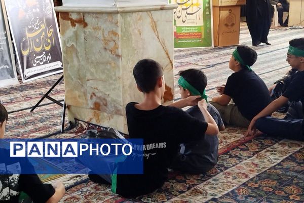  برگزاری مراسم سوگواره احلی من العسل در امامزاده حضرتین شهرستان قدس