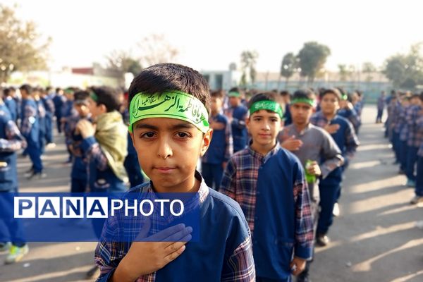 مراسم عزاداری شهادت حضرت زهرا(س) در مدارس کهریزک 