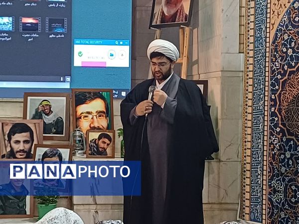 مراسم معنوی اعتکاف در مجموعه رستگاران شهرستان برخوار  