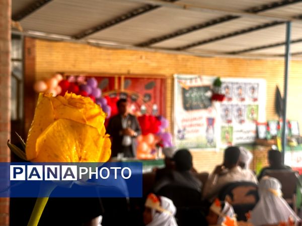 جشن شکوفهها و طنین زنگ مهر در مدرسه فاطمه الزهرا شهرستان جاسک