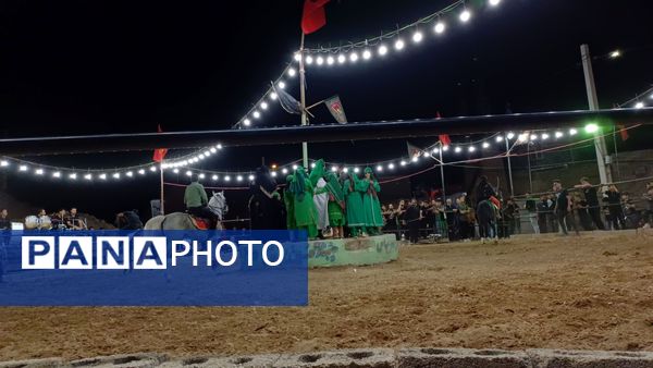 مراسم تعزیه‌خوانی دهه دوم محرم الحرام در دهستان شوراب صغیر