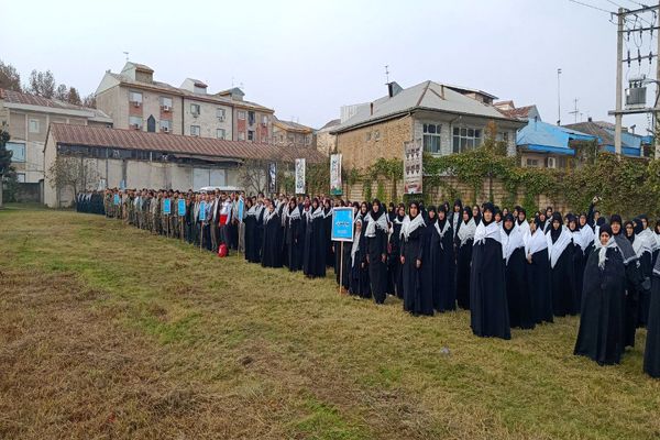 رزمایش اقتدار بسیجیان در شهرستان صومعه‌سرا