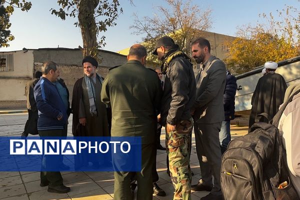 آغاز سفر معنوی دانش‌آموزان پسر ملارد به مناطق عملیاتی جنوب کشور