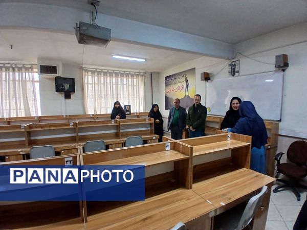 افتتاحیه سالن مطالعه شهید سردار سلیمانی در دبیرستان آزرم ناحیه یک مشهد