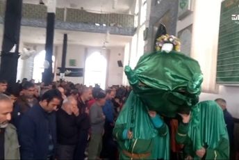 مراسم شهادت امام علی (ع) در شهر کلاته‌رودبار
