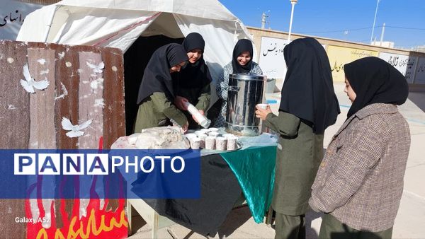 مراسم سوگواری شهادت حضرت فاطمه زهرا(س) در مدارس ابرکوه