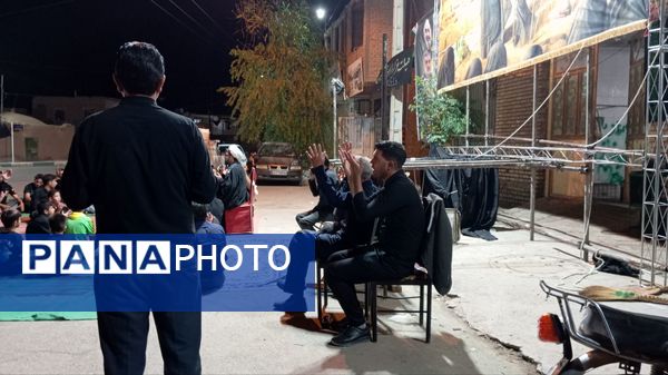 برگزاری مراسم شام غریبان در دهستان رزق آباد