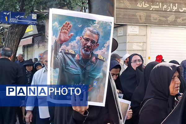 مراسم تشییع پیکر سردار شهید غلامحسین غیب پرور