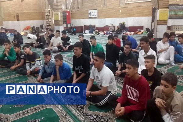 مراسم اعتکاف پسران آسمانی در مسجد علی ابن ابیطالب 