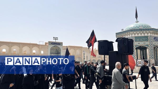 پیاده‌روی جاماندگان اربعین در اشکذر