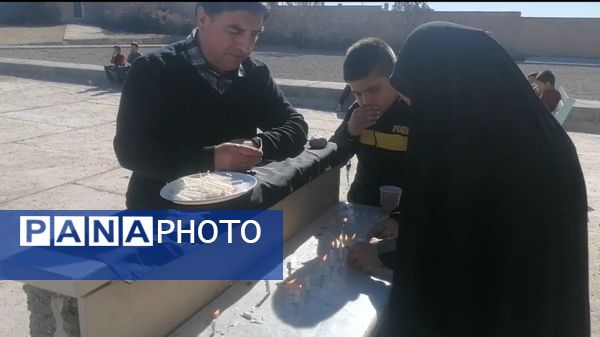 برپایی موکب دانش‌آموزی به‌مناسبت شهادت حضرت فاطمه(س)