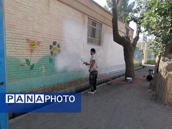پروژه‌ مهر و تجهیز و آماده‌سازی دبستان ناهید نخودی نیشابور