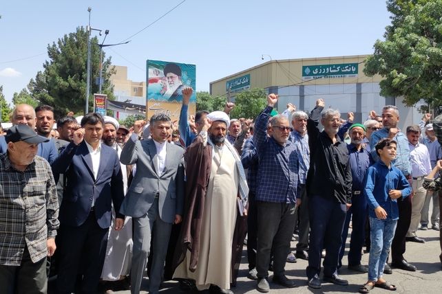 راهپیمایی جمعه‌های خشم و نصر همزمان با سراسر کشور در شیروان