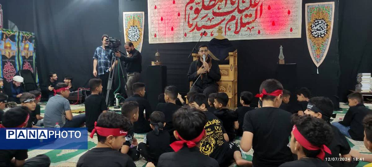 مراسم سوگواری «احلی من العسل» در شهرستان آبادان