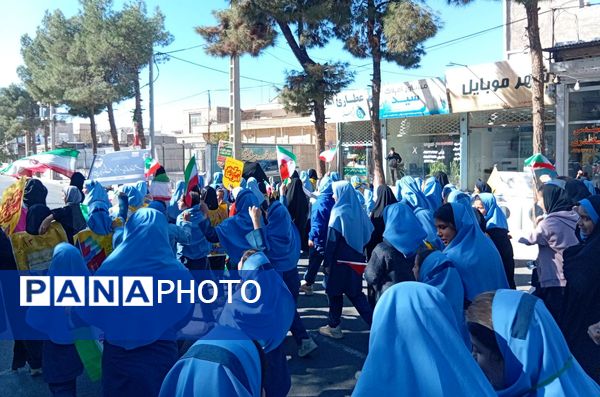 راهپیمایی ۱۳ آبان ماه در شهرستان خلیل‌آباد 