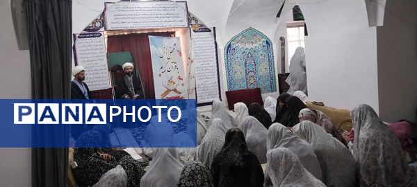 بانوان فدافن  زمزمه‌های ایمان در خلوت نورانی اعتکاف مسجد جامع