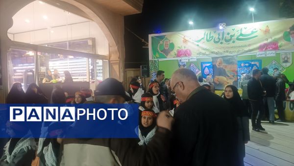 موکب های پذیرایی در جشن خیابانی مهر علوی کاشمر