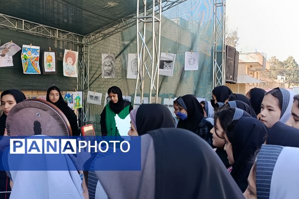 جشنواره ماها در دبستان دخترانه بعثت ۲؛ روزی پر از شادی و خلاقیت