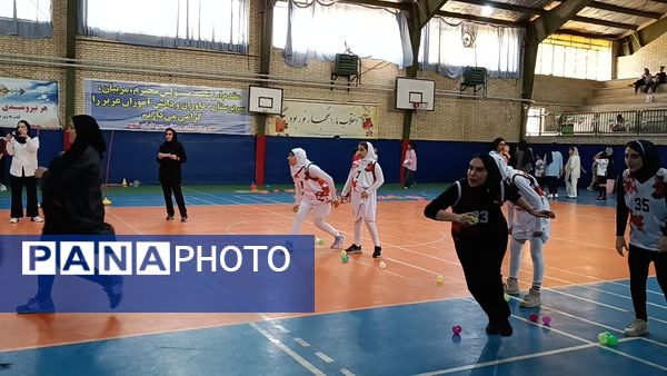 آیین افتتاح میدان پویا در بخش دختران در کانون سرداران شهید ناحیه ۴ کرج