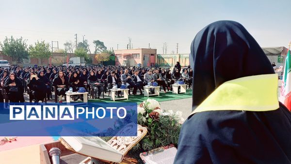 برگزاری مراسم هفته پژوهش در آموزشگاه فرزانگان هیأت امنای ملارد