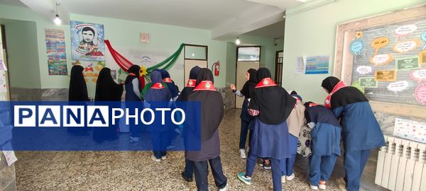 انتخابات شورای دانش‌آموزی در مدرسه شهید خاقانی شهرستان شیروان