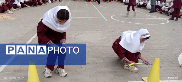 مراسم المپیاد ورزشی درون مدرسه ای دبستان شطیطه۲