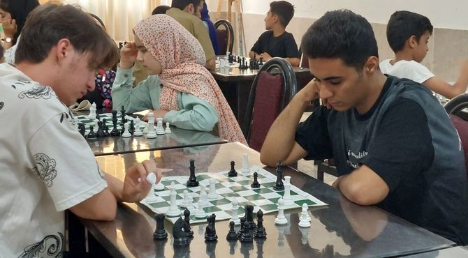 برگزاری مسابقه شطرنج در کانون فرهنگی تربیتی شهید مطهری آشخانه 