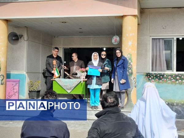 روز درختکاری و نیکوکاری در دبستان ارشاد قائمشهر