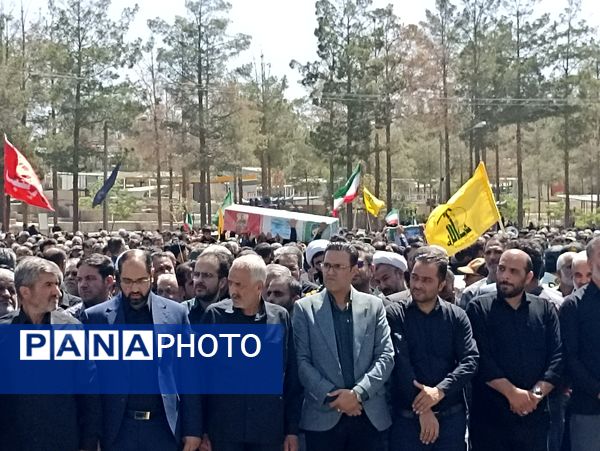 مراسم تشییع شهدای اقتدار در بیرجند