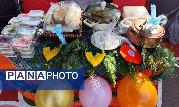 جشنواره غذا در مدرسه راه نور همدان