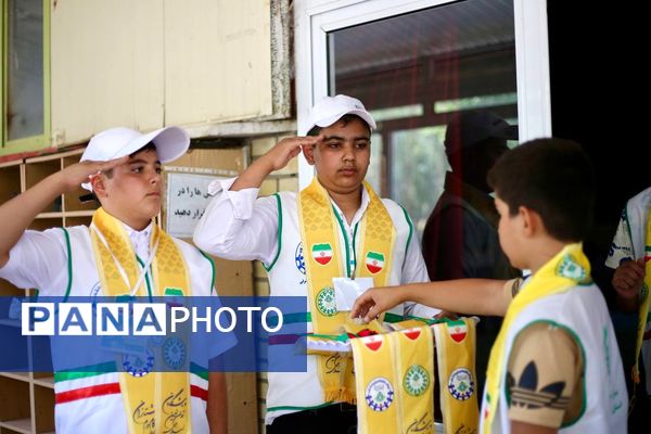 روز اول پیش اردوی ملی پیشتازان پسر سازمان دانش‌آموزی آذربایجان شرقی