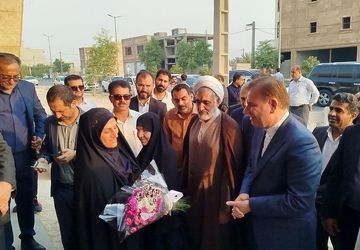  افتتاح مجتمع تجاری اداری موقوفه حاج بدری بوستانی  در جم