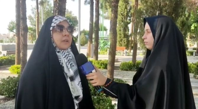 درخواست مردم شهید پرور اصفهان به مجازات سخت رژیم صهیونسیتی 
