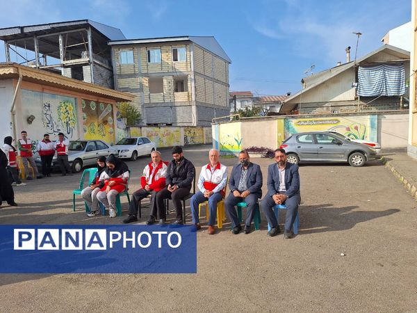 آژیر مانور سراسری زلزله در املش به صدا درآمد