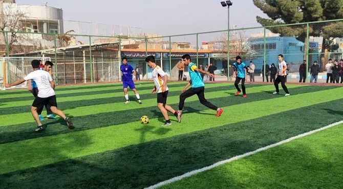 گذری بر فینال مسابقات فوتسال درون مدرسه دبیرستان شاهد ابوذر غفاری 